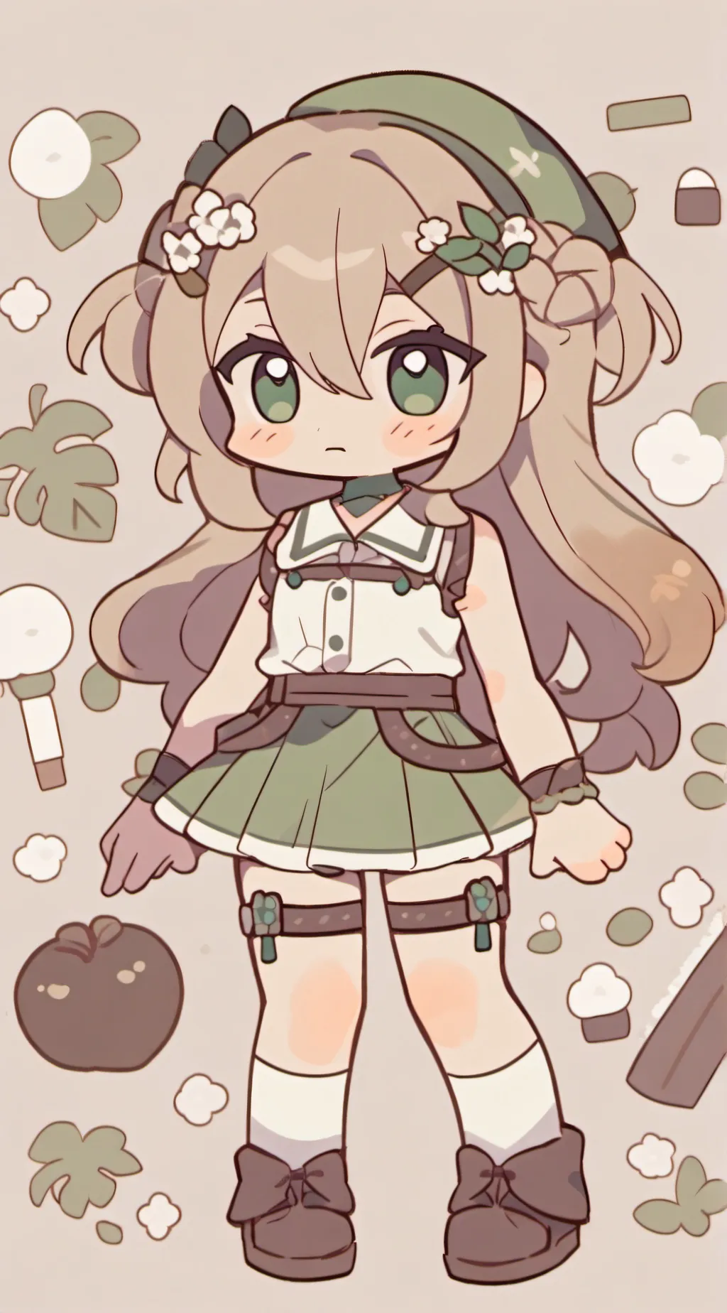 ai character: cammila wedgie  background