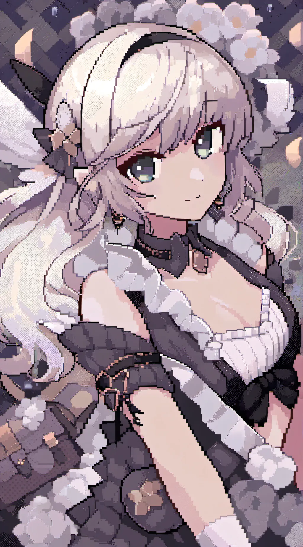 ai character: Astroin bunny suit background