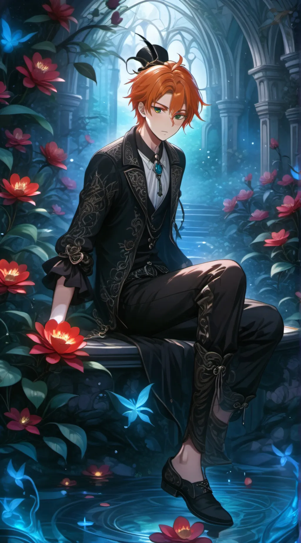 ai character: Zander background