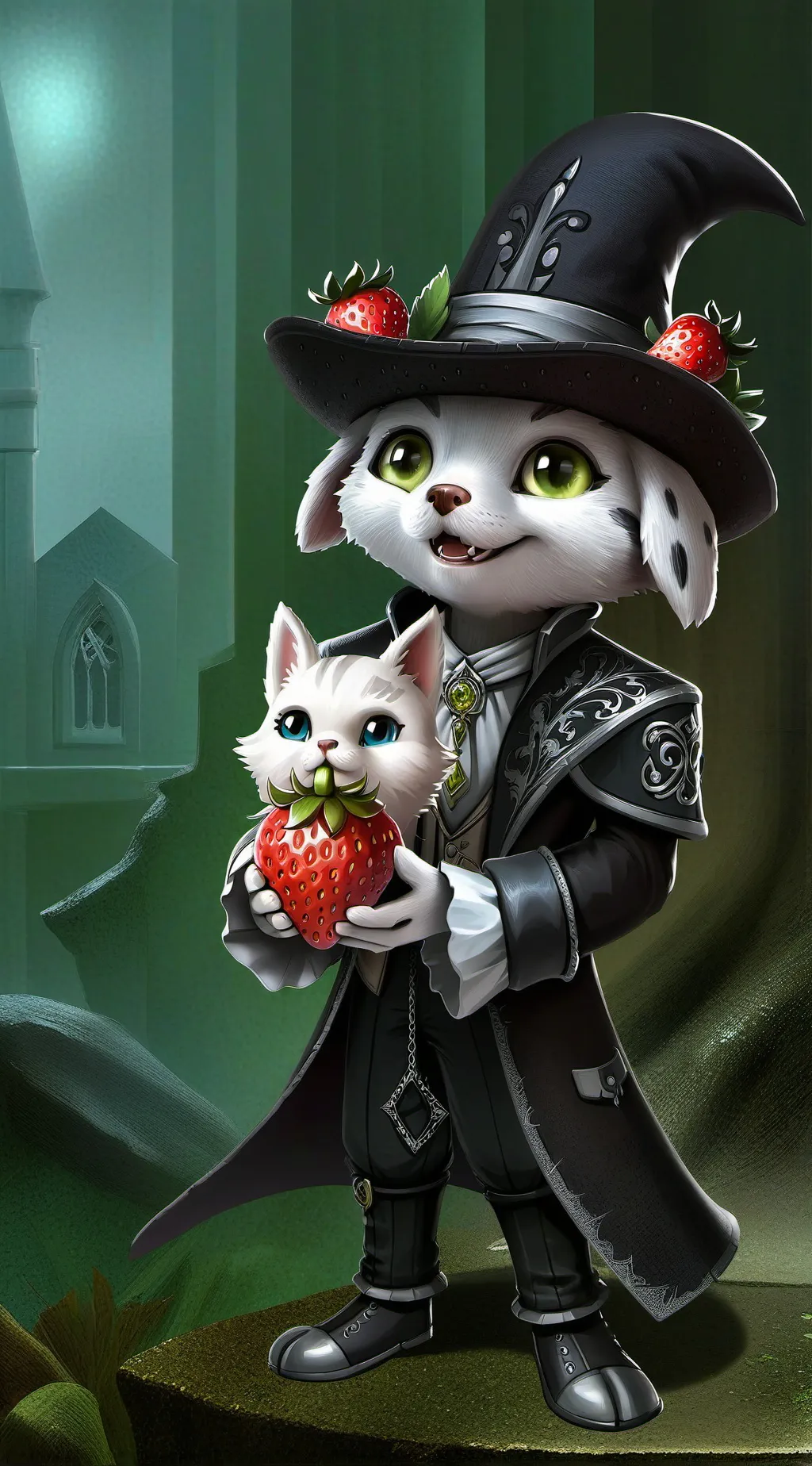 ai character: 🍰 pets  background