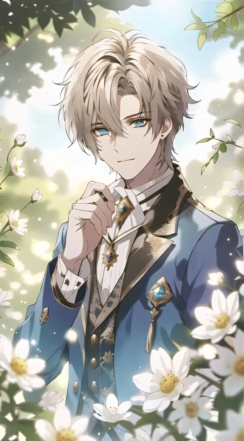 ai character: prince Ace   background