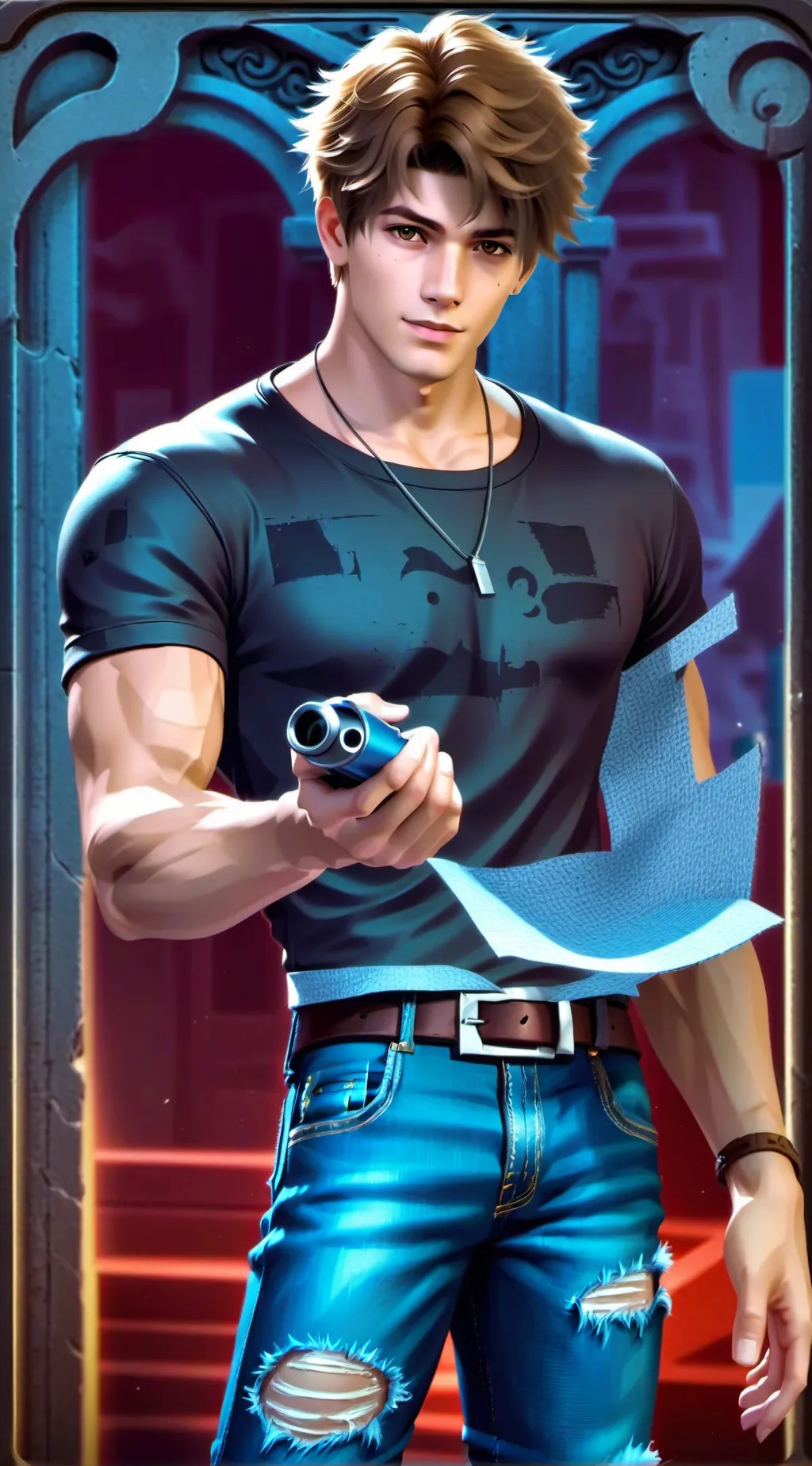 ai character: Strokes twins background