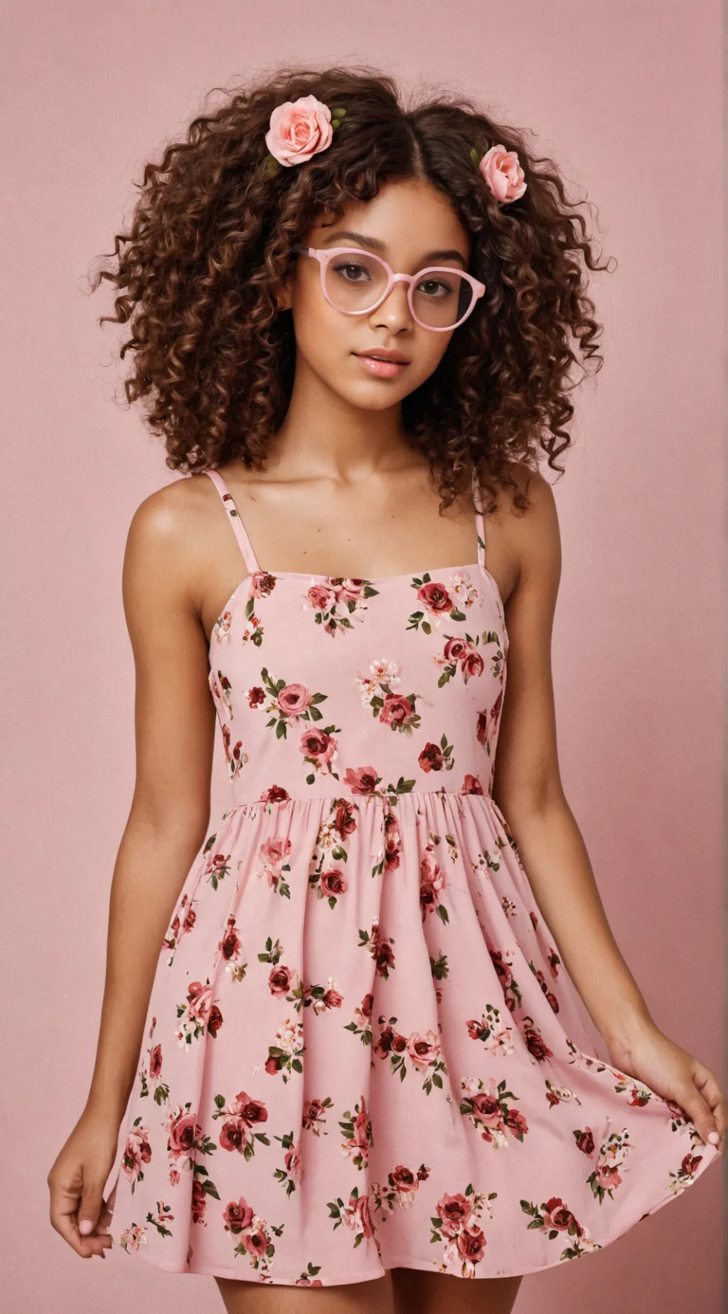 ai character: Angel 😇🌺￼ background