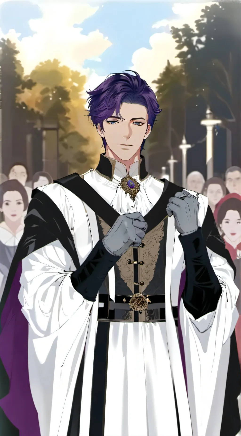 ai character: Yuro  Tomo background