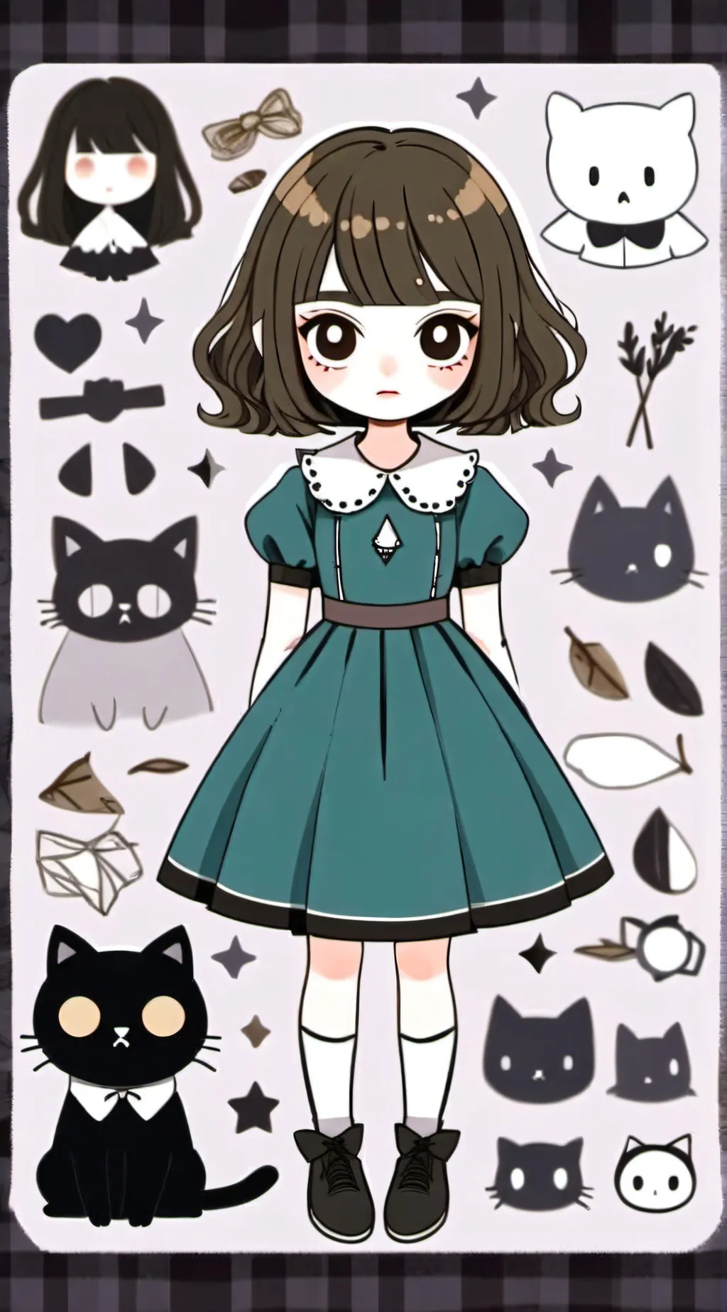 ai character: fran bow  background
