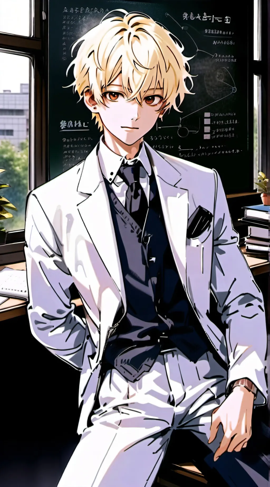 ai character: Mark background