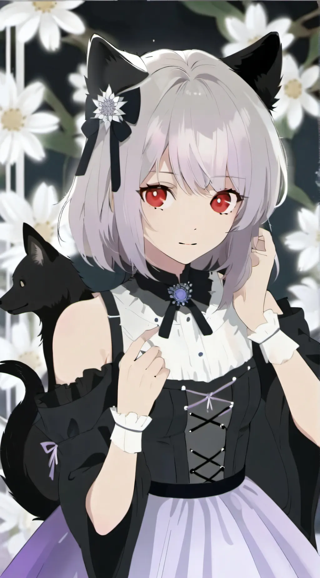 ai character: love story maybe?? background