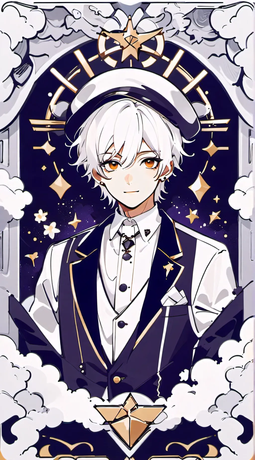 ai character: Leo background