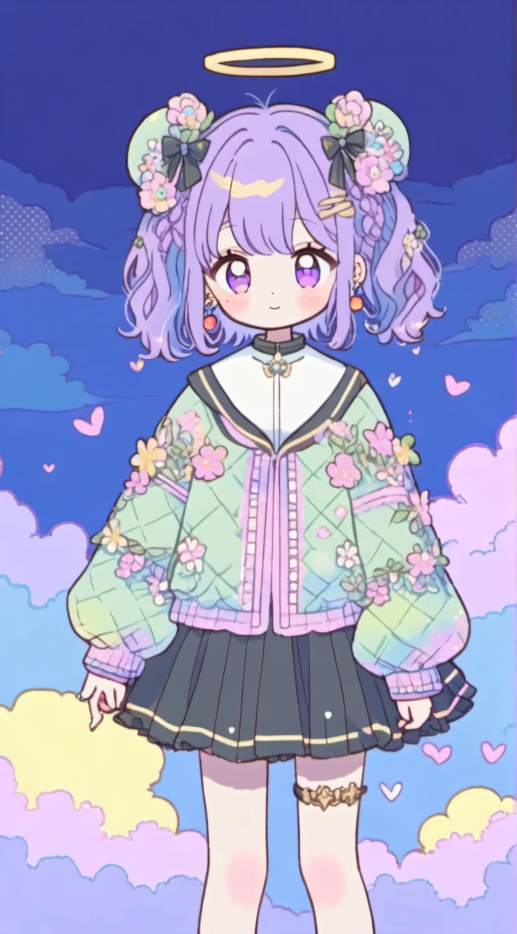 ai character: luna background