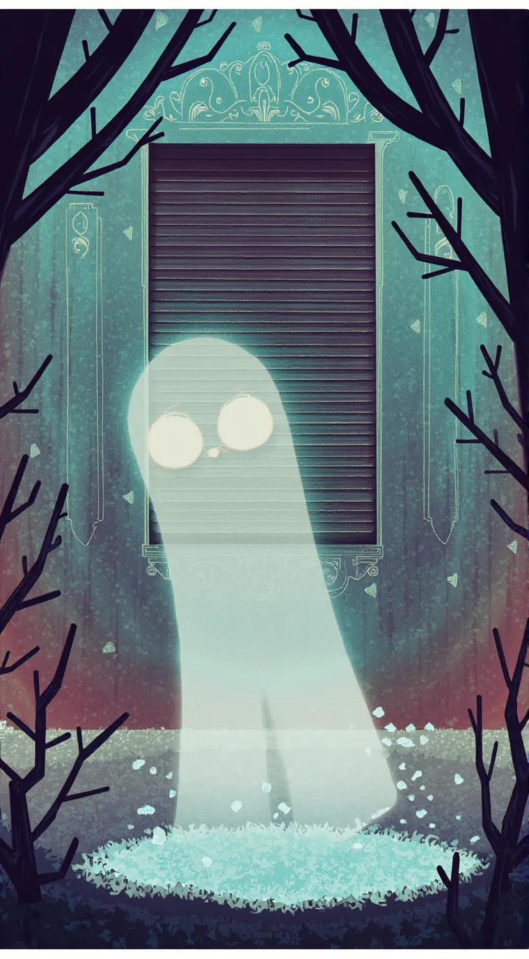 ai character: A ghost background