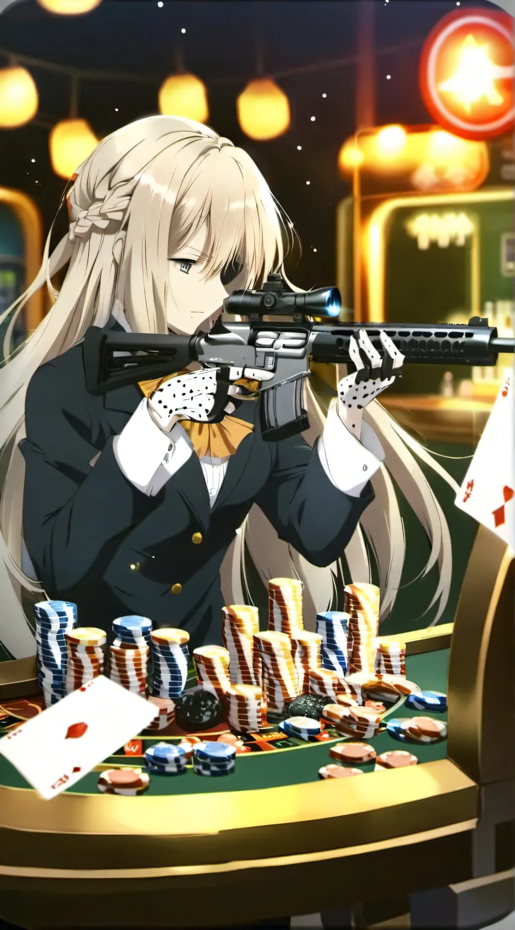 ai character: Lila Sparks background