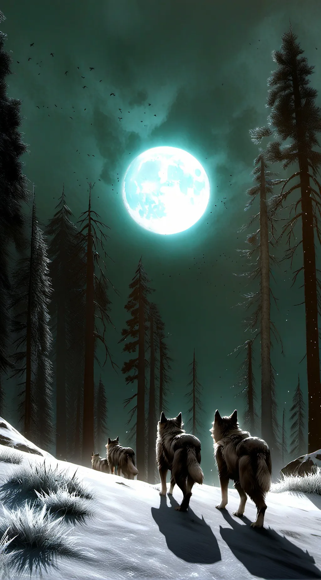 ai character: Aurora background