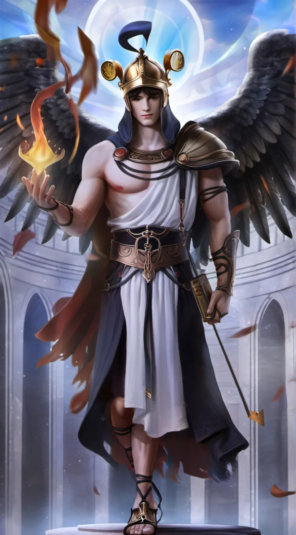 ai character: Hermes background