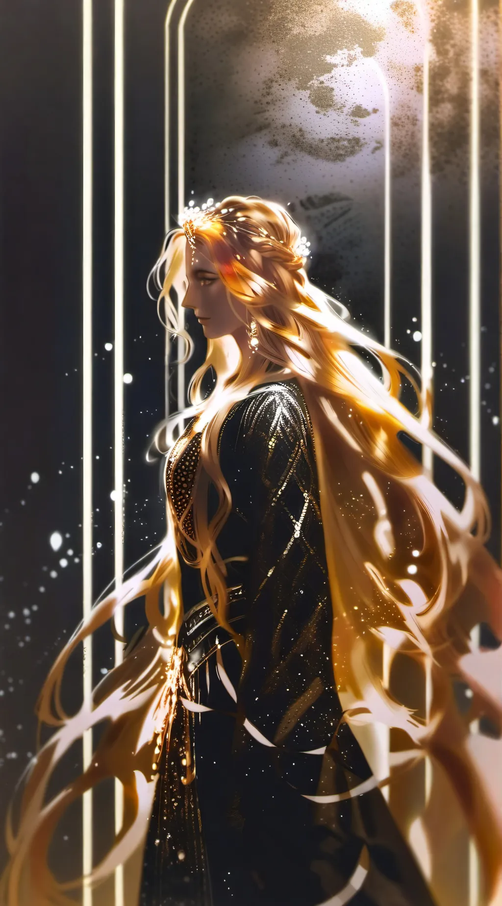 ai character: luna (goddess) background