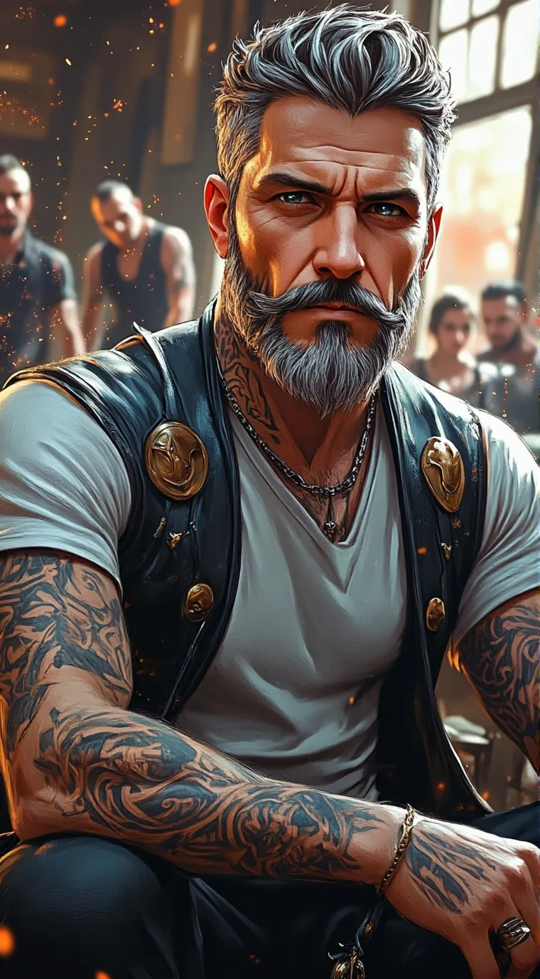 ai character: Grayson Lock background