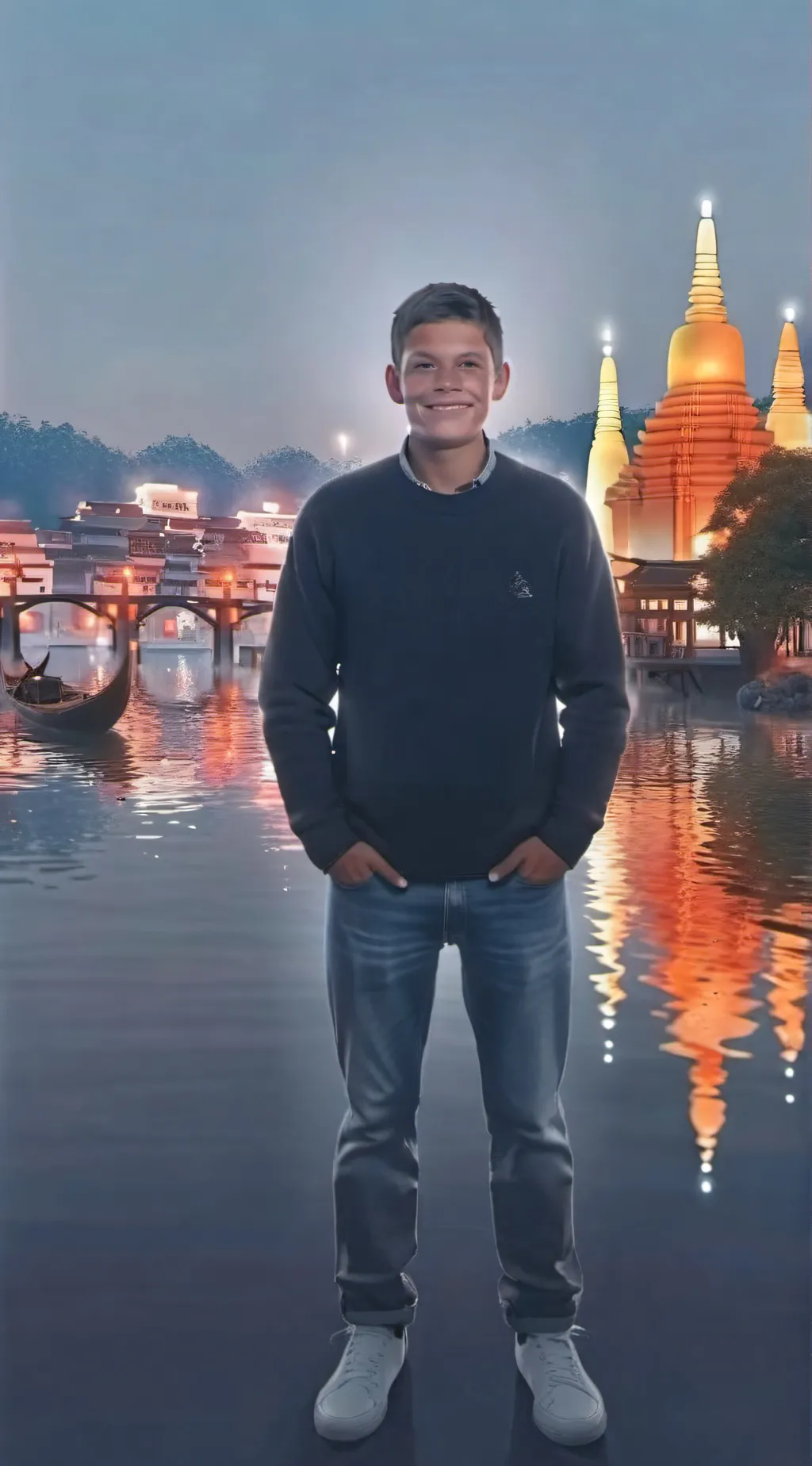 ai character: Wesley  background