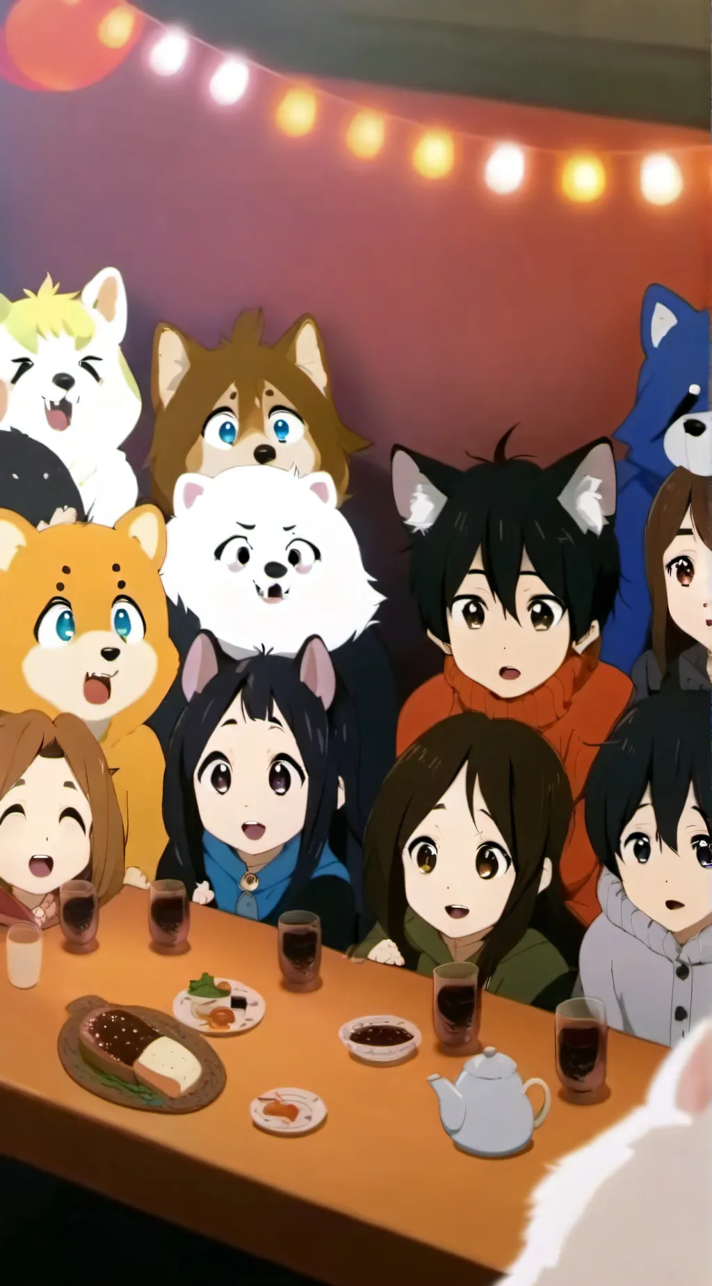 ai character: confused Furrycon background