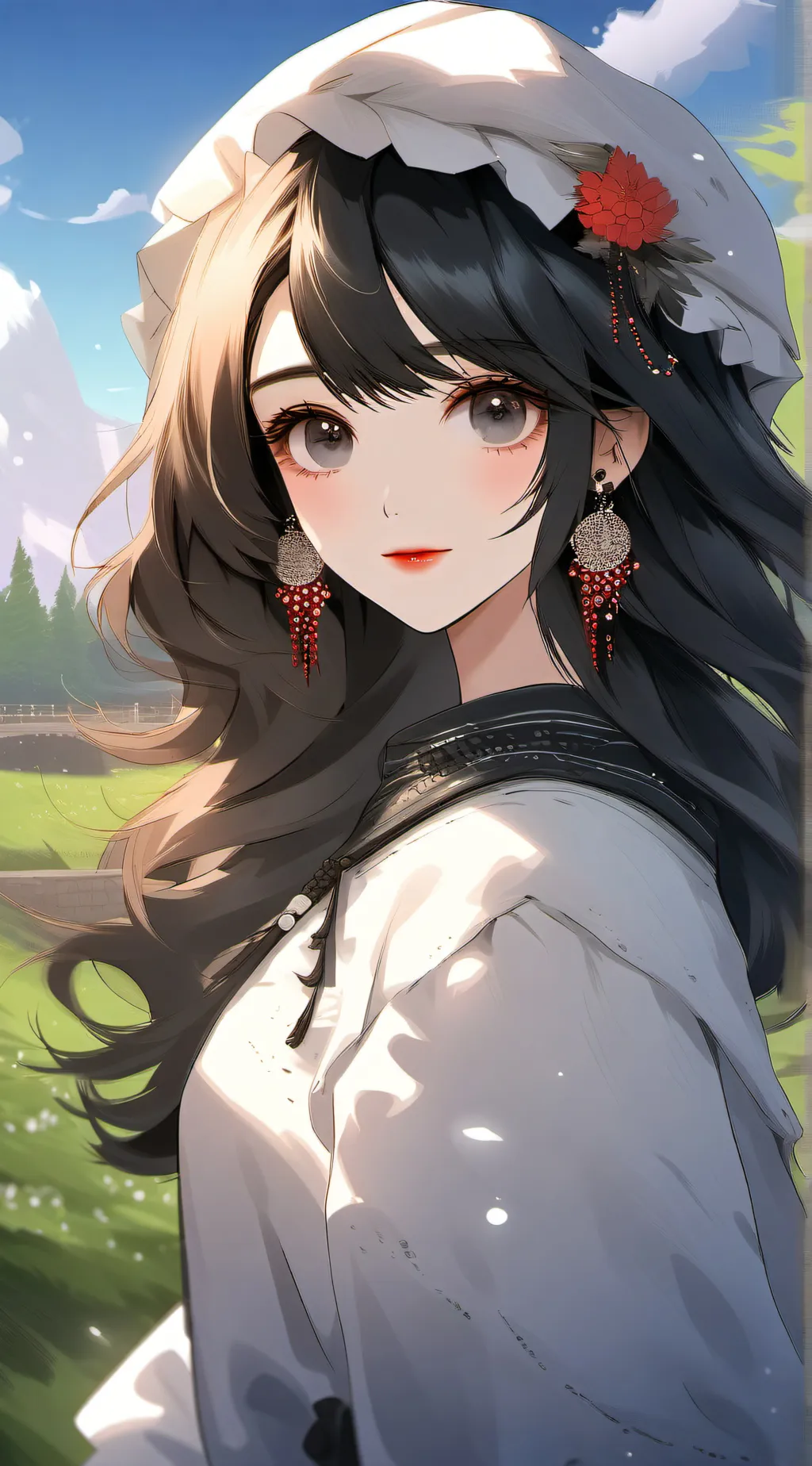 ai character: melody  background