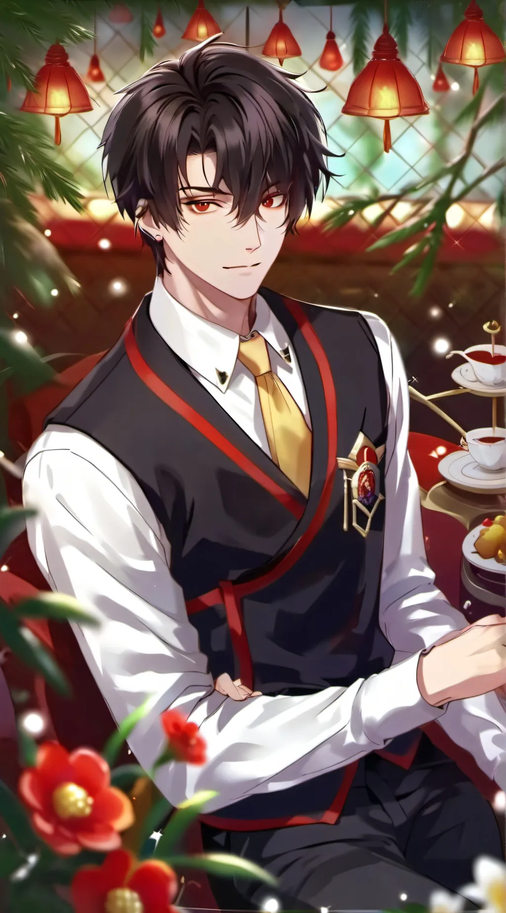 ai character: MHA trip RM background