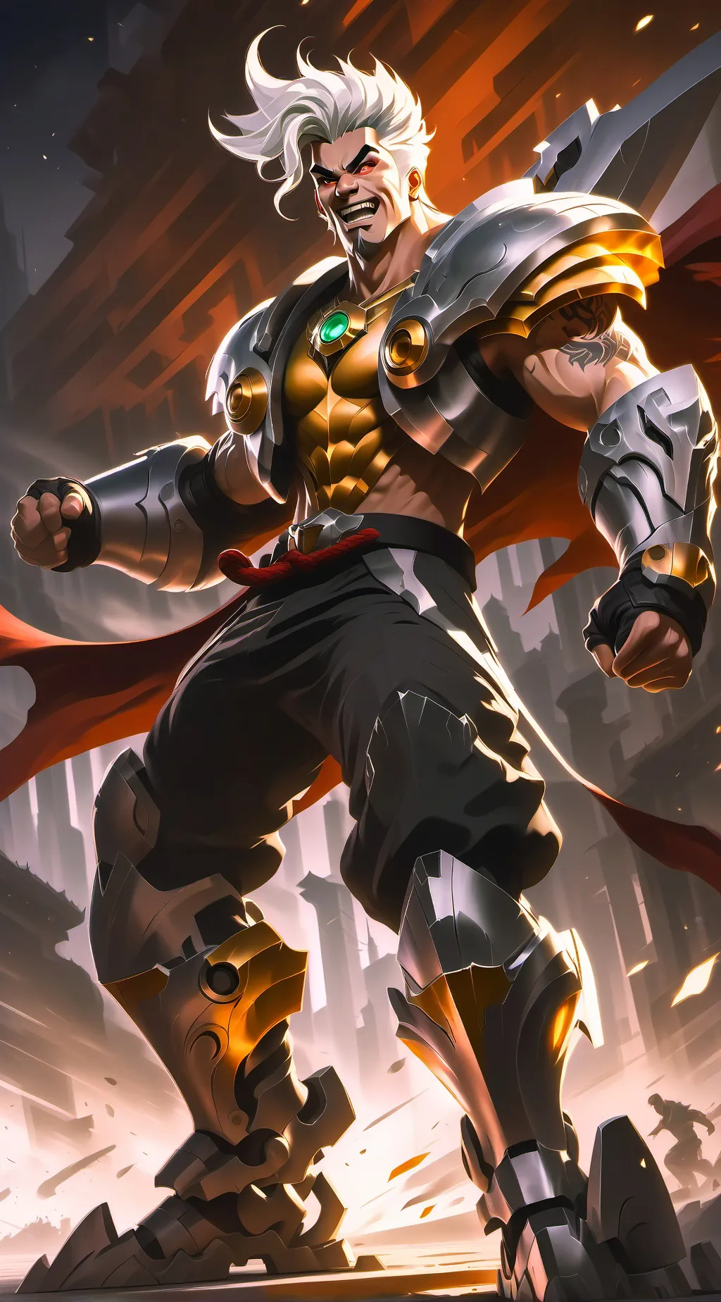 ai character: demon  background