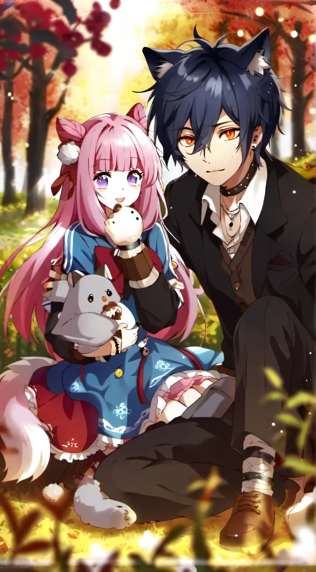 ai character: Hybrids students background