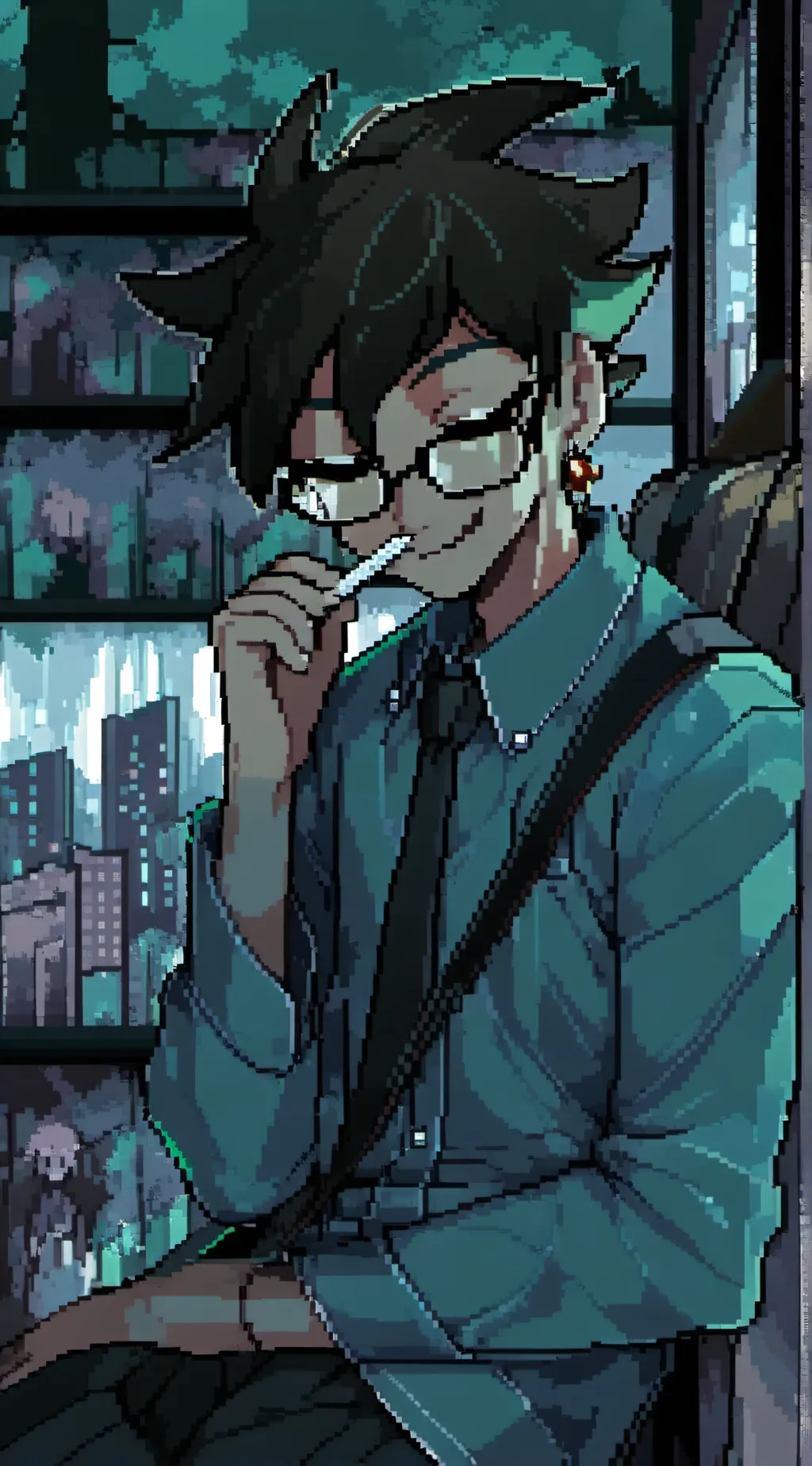 ai character: ♥️Alastor♥️ background