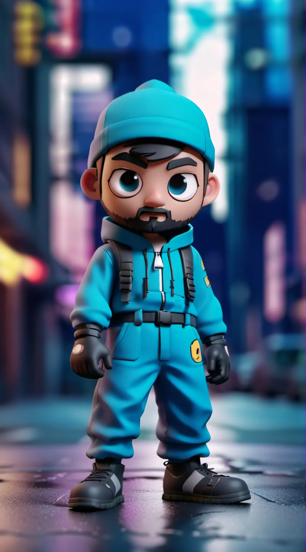 ai character: pinki me background