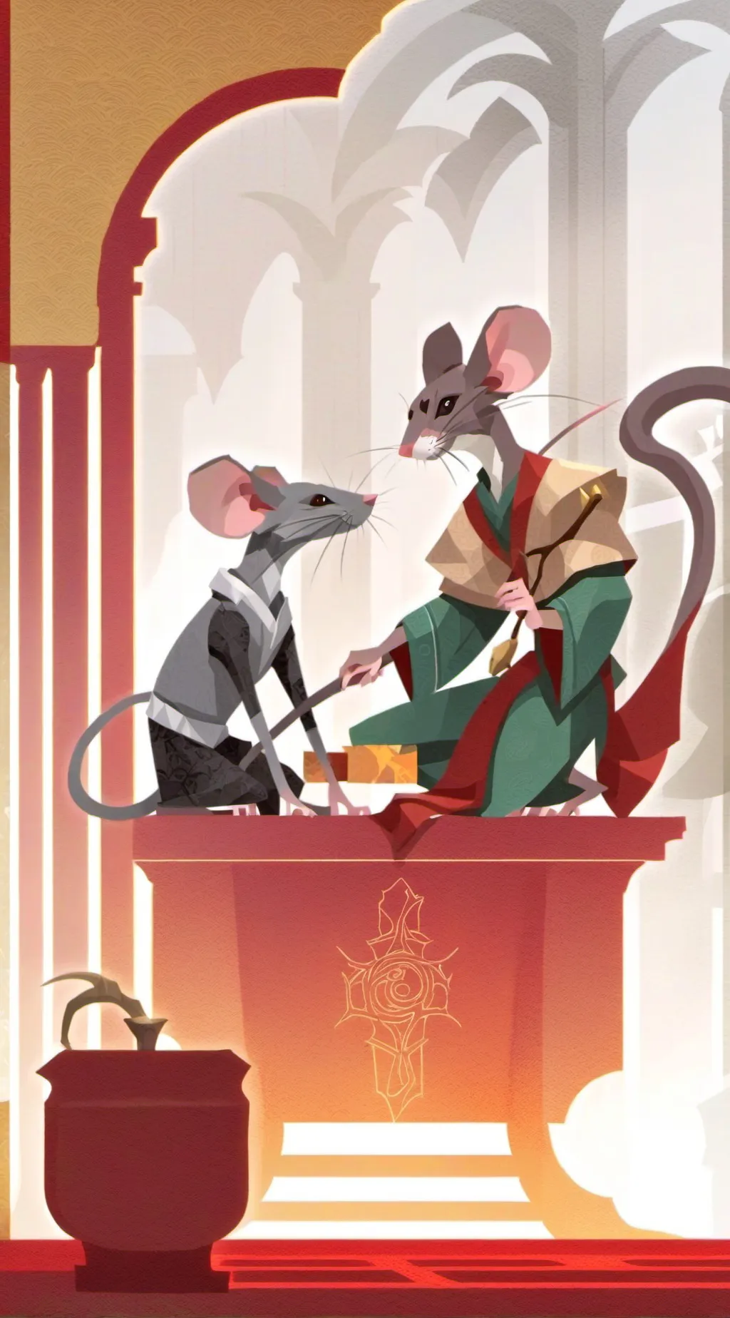 ai character: MouseTails  background