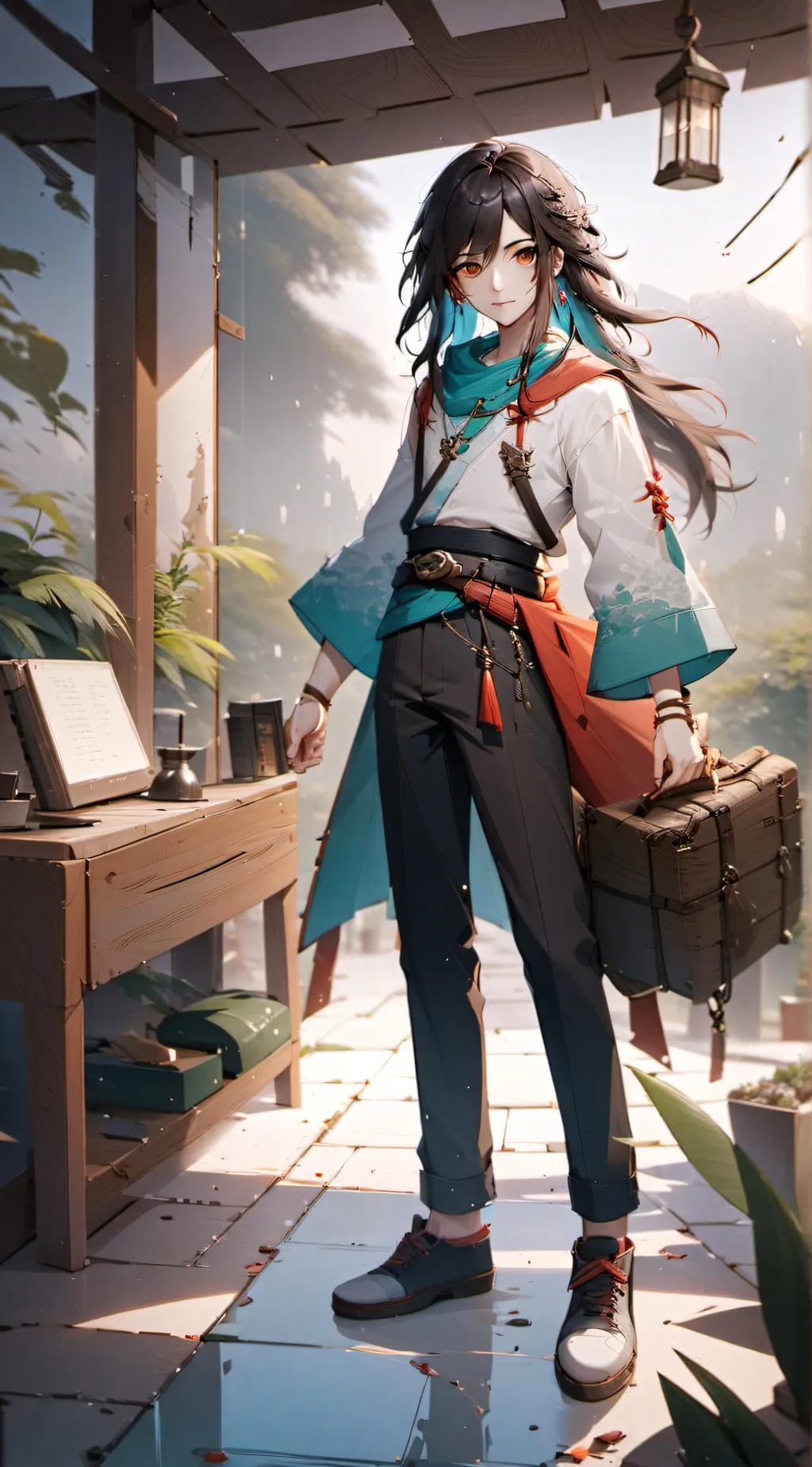 ai character: sofia background