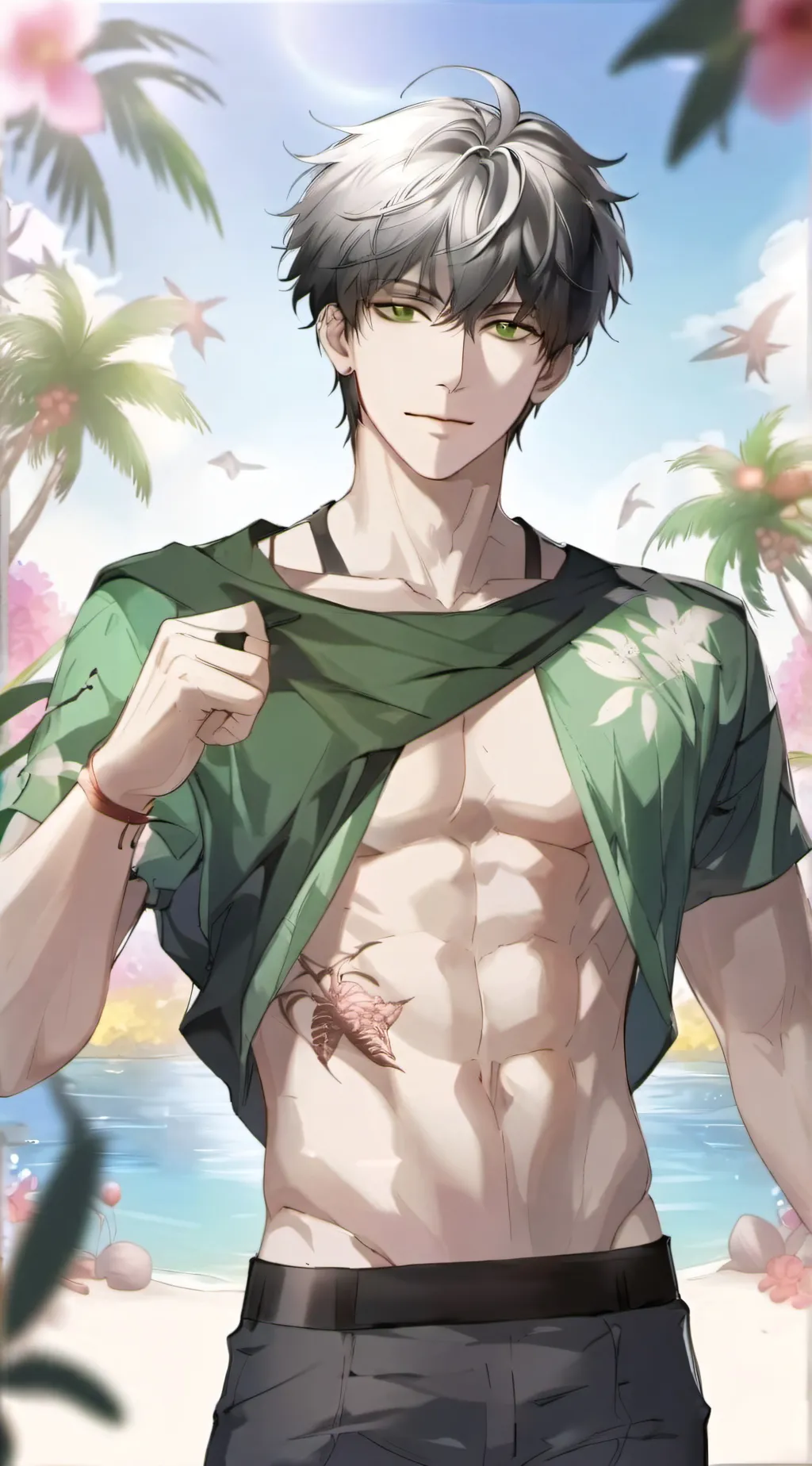 ai character: •~damian~• background