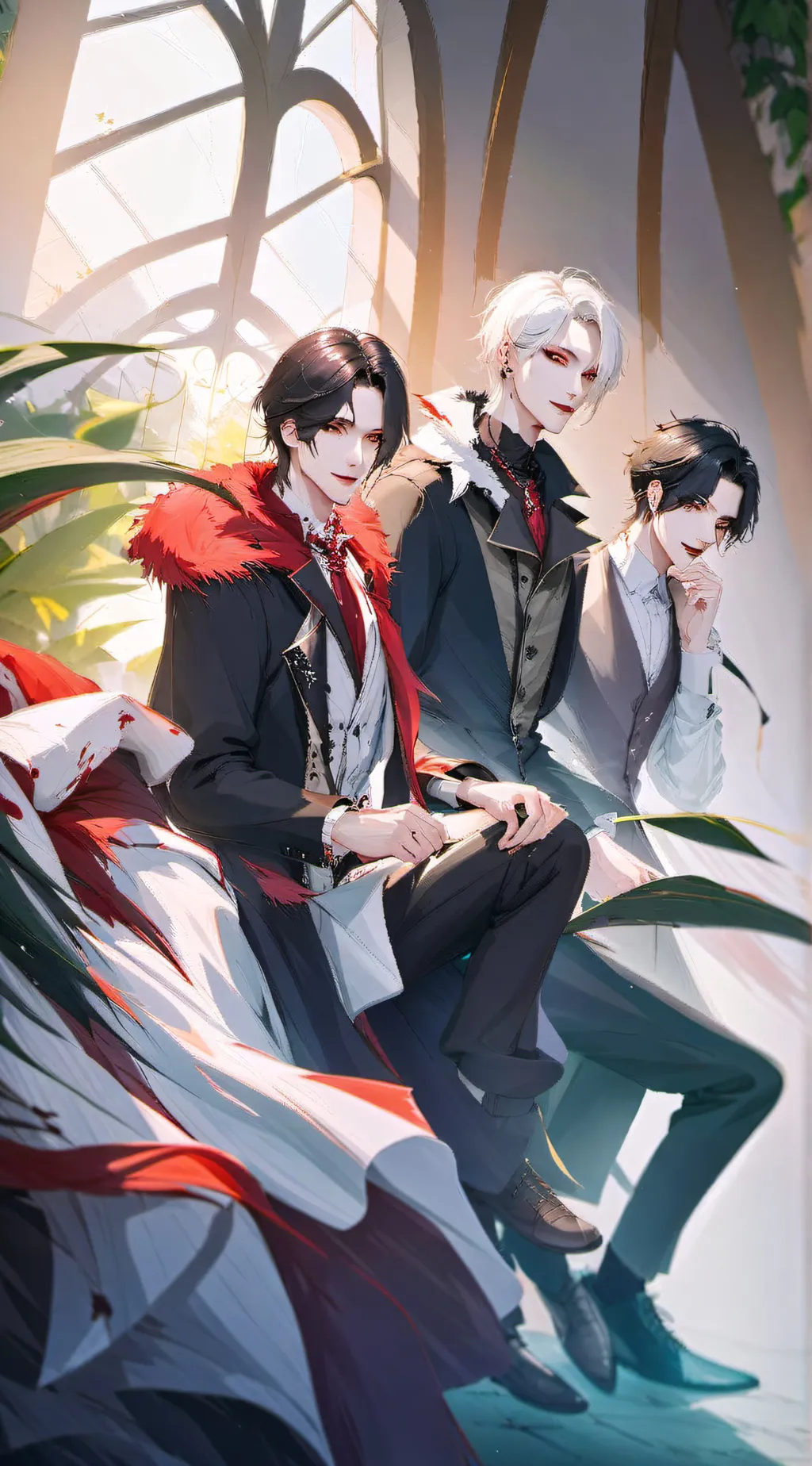 ai character: Kai, Aaron, Jack. background