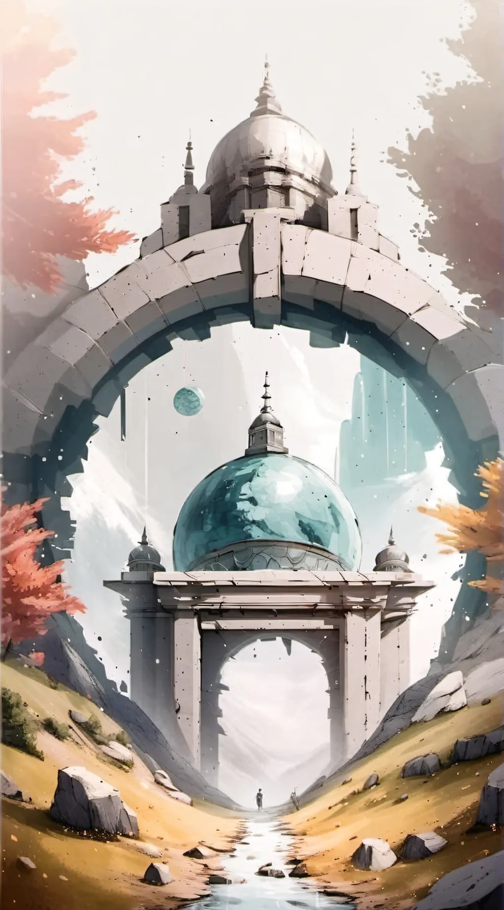 ai character: past selves again background