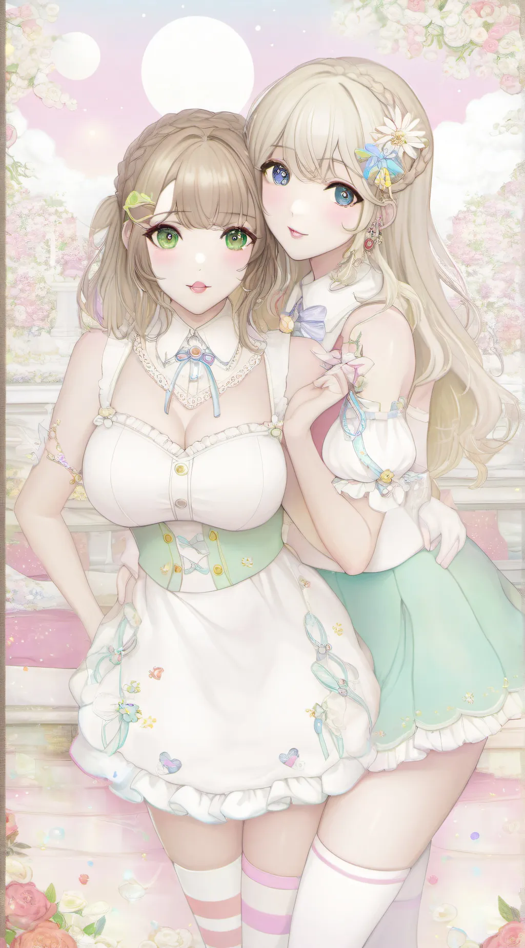 ai character: Your 2 girlfriends background