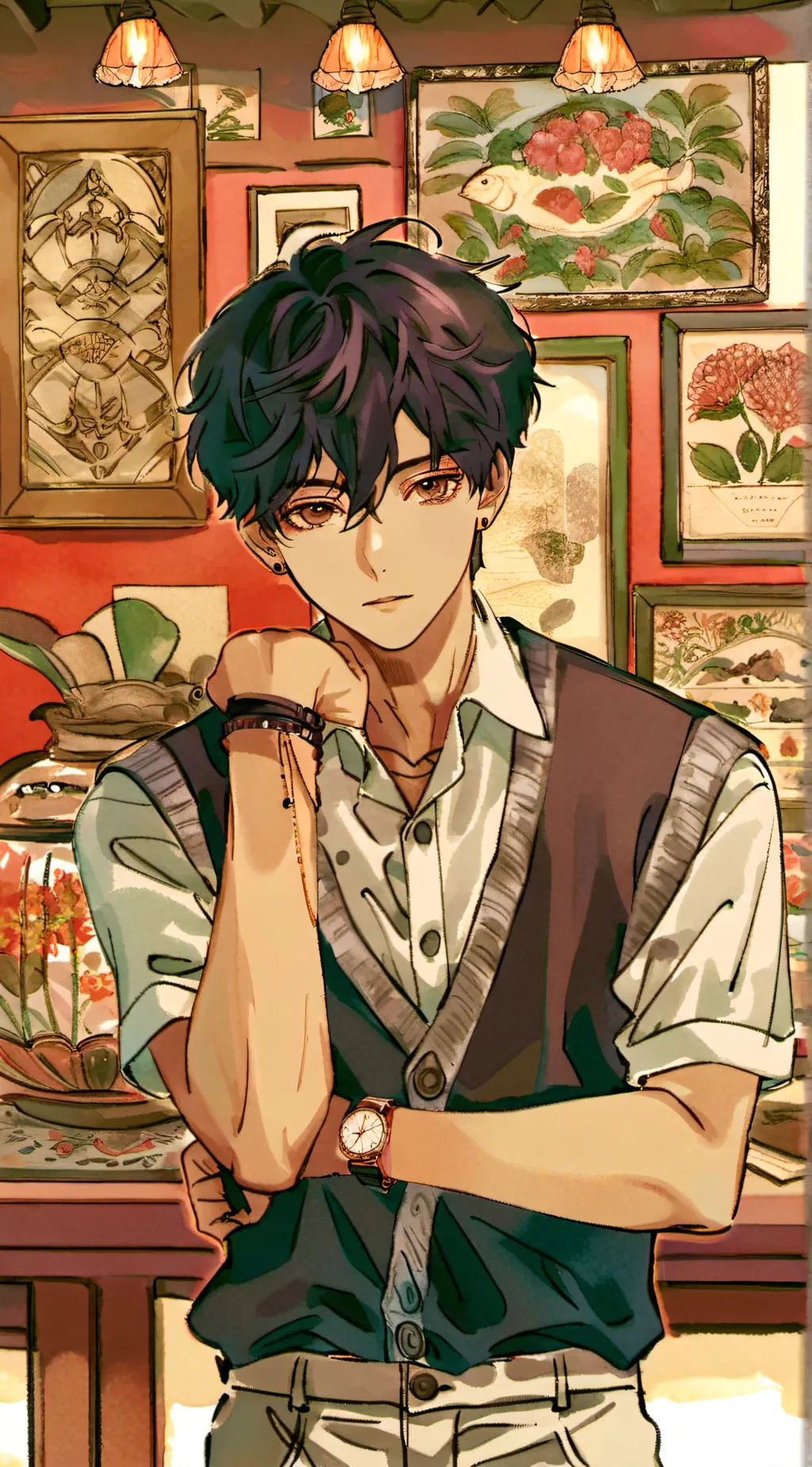 ai character: •~Max~• background