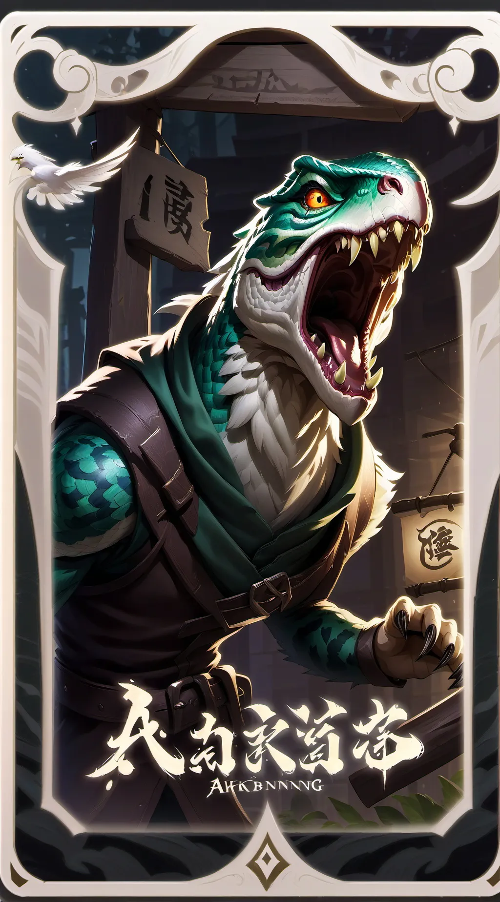 ai character: Akakis wonderland  background