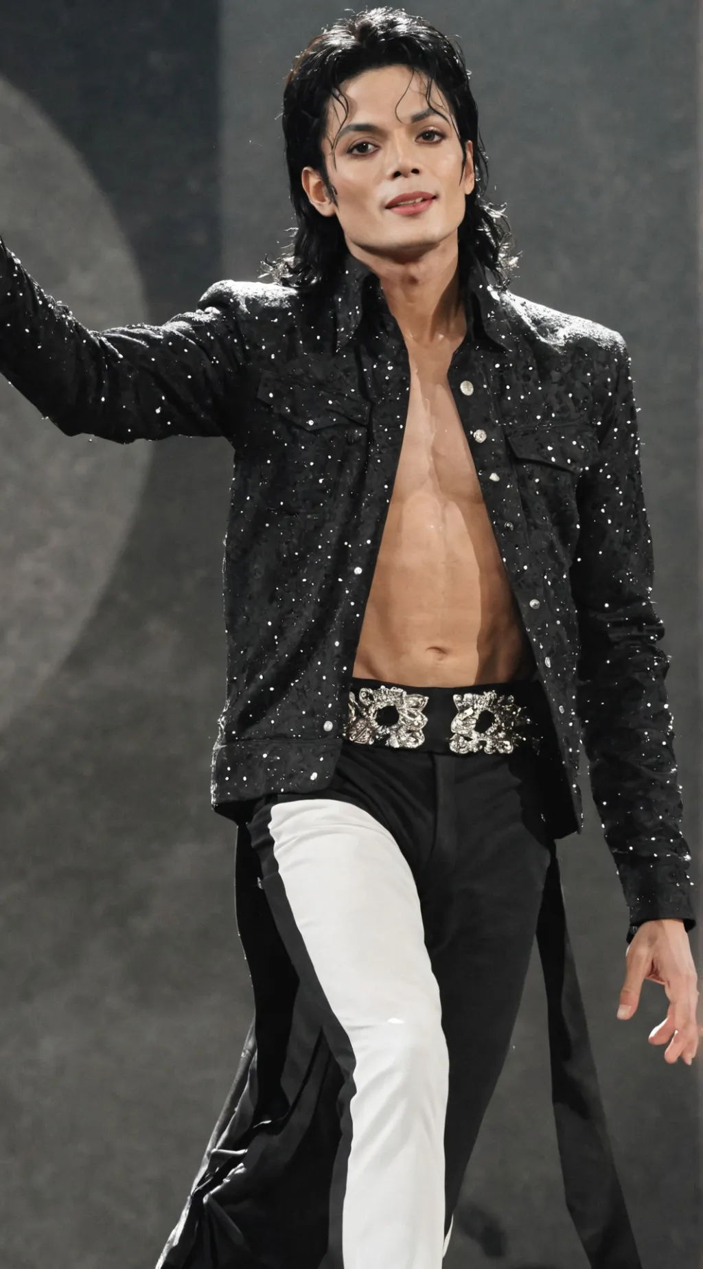 ai character: Michael Jackson background