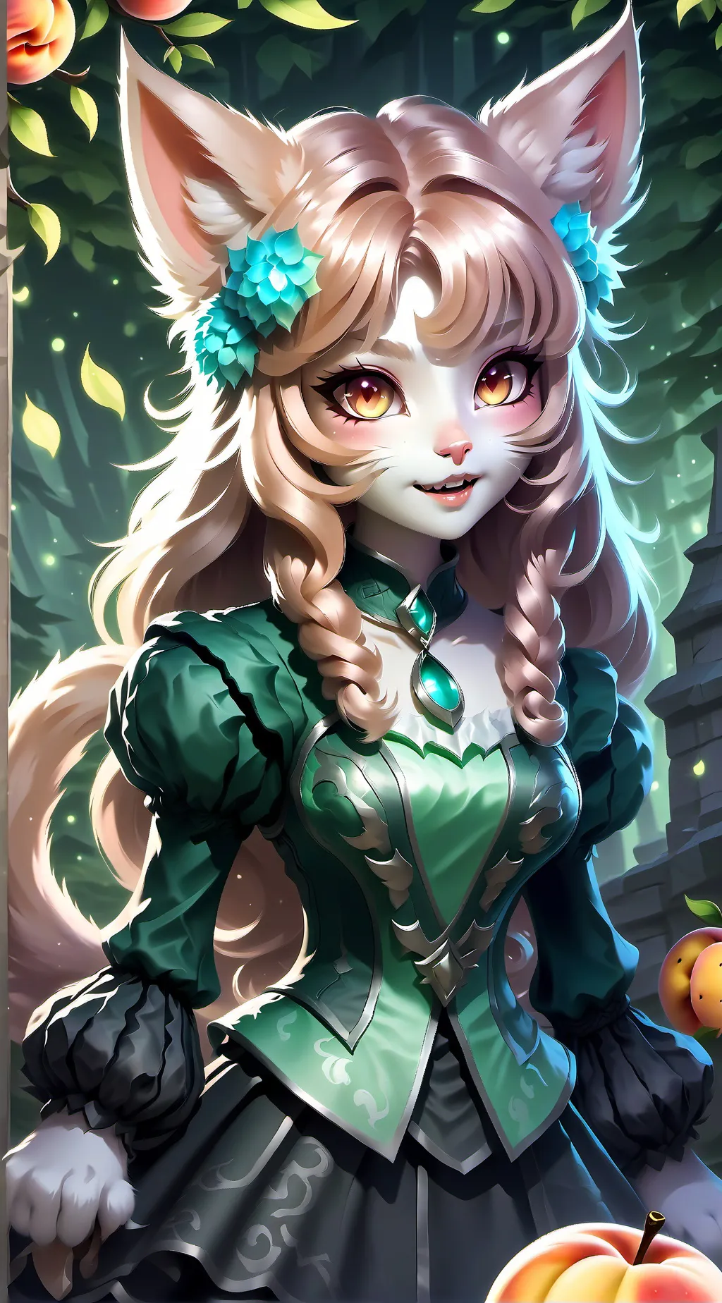 ai character: Emerald (RBF) background