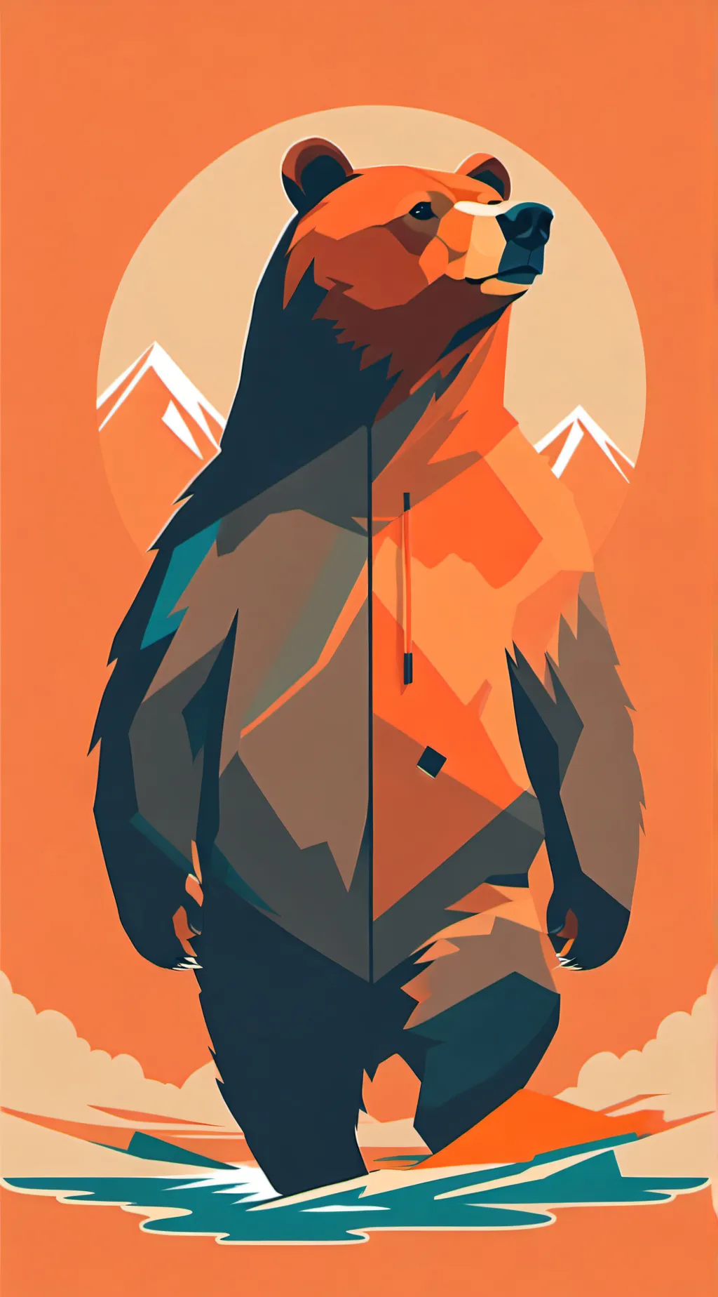 ai character: Bear background