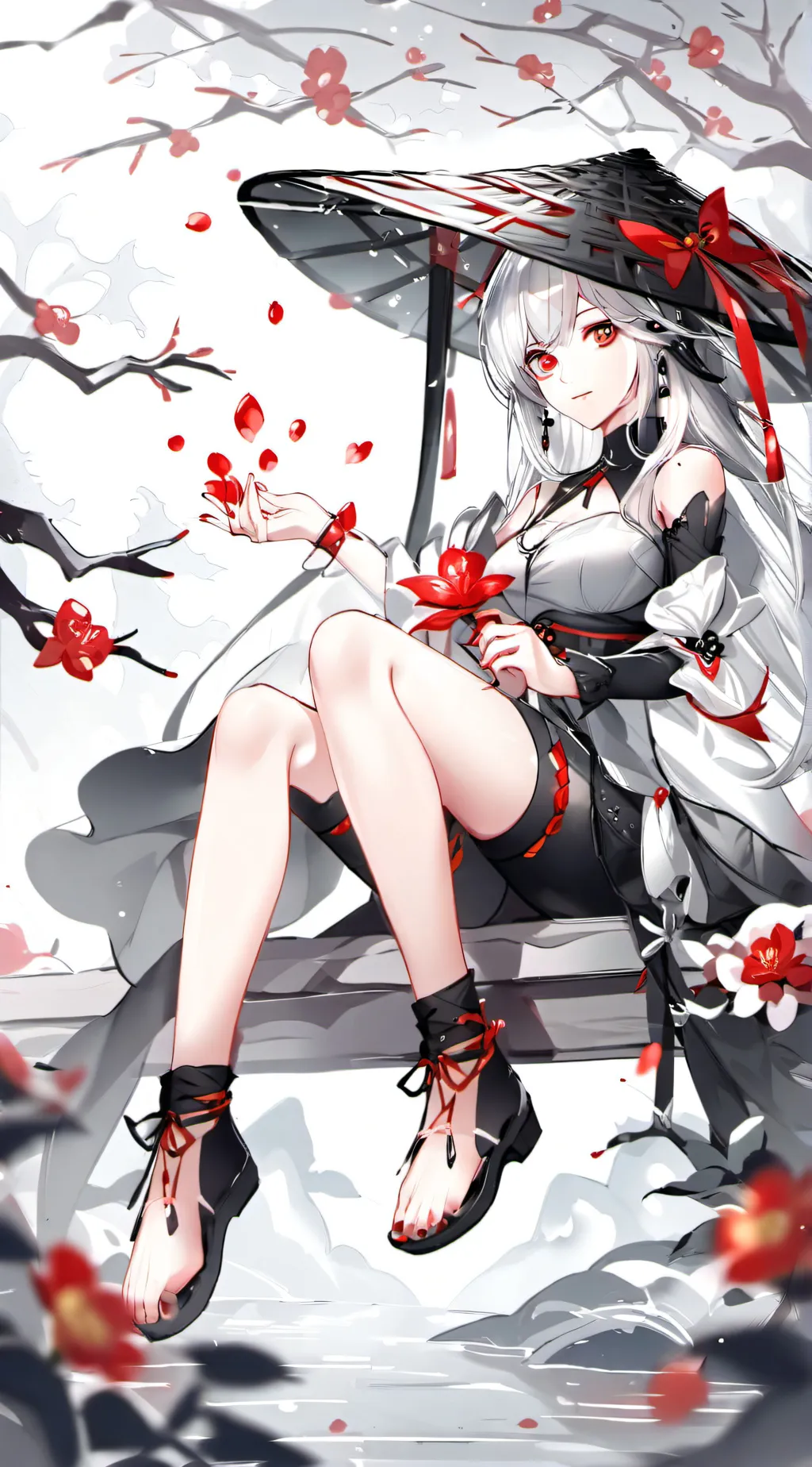 ai character: Ivy 🖤 background