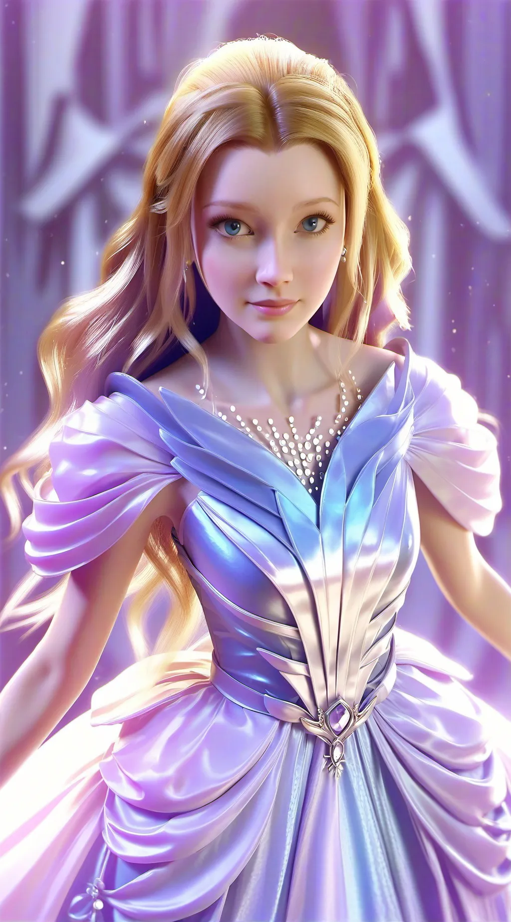 ai character: Saphire background