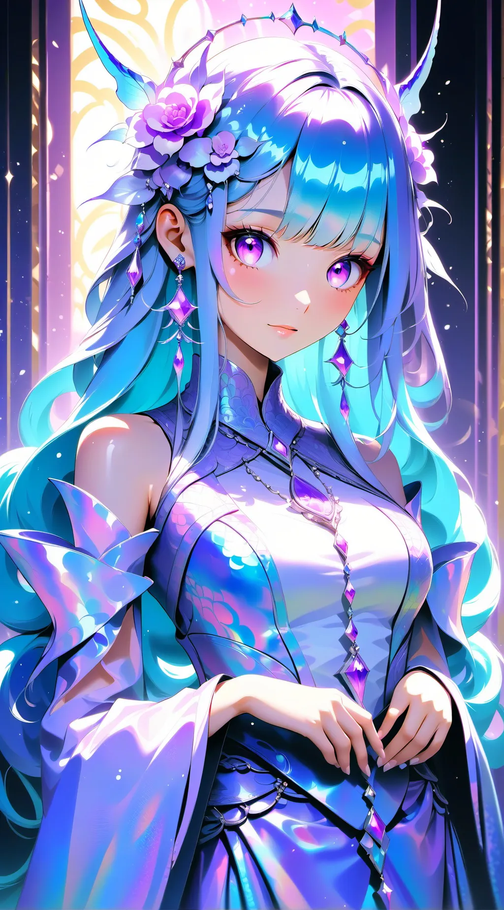 ai character: roseszy background