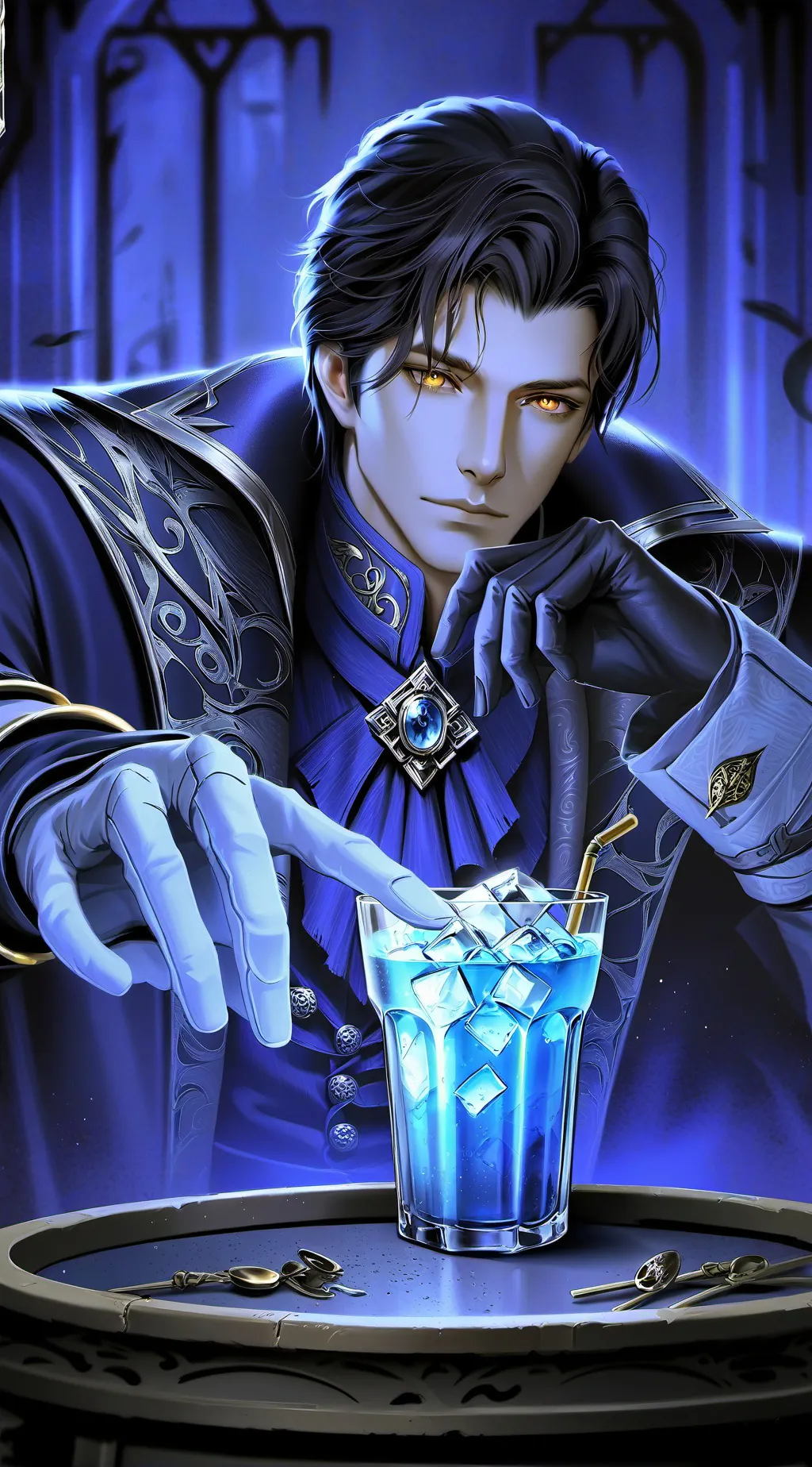 ai character: Damian background