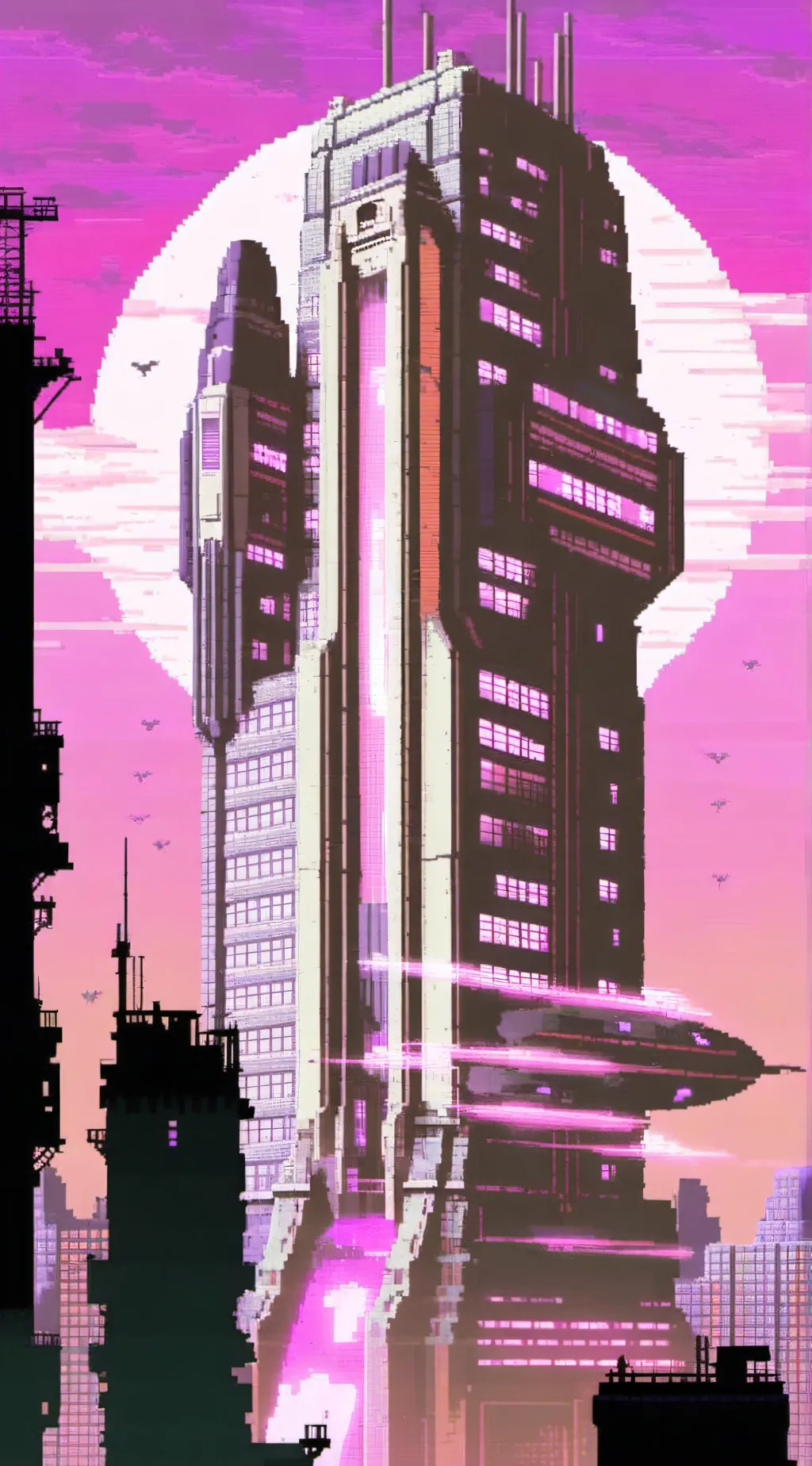 ai character: A crystal school background