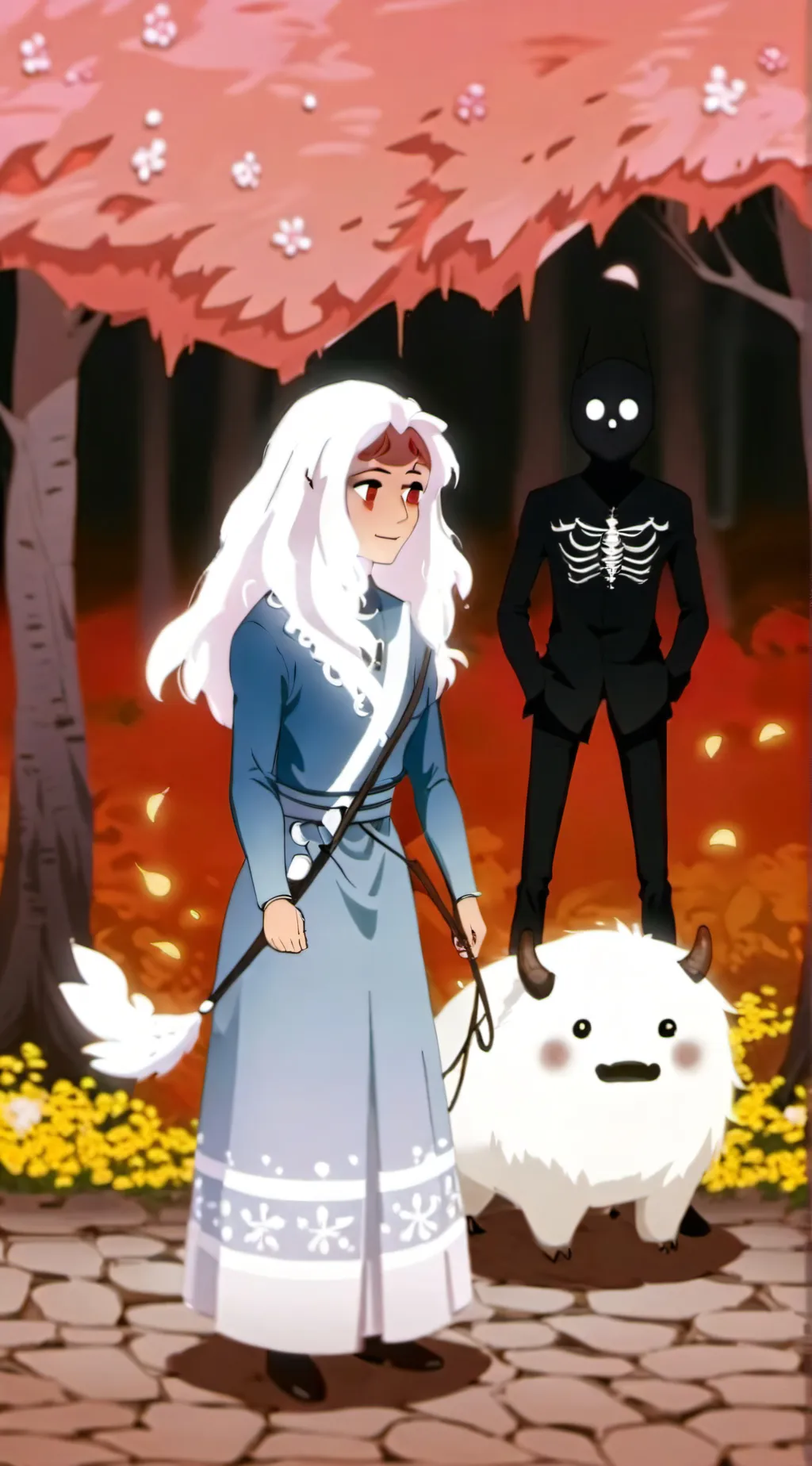 ai character: alastor x you background