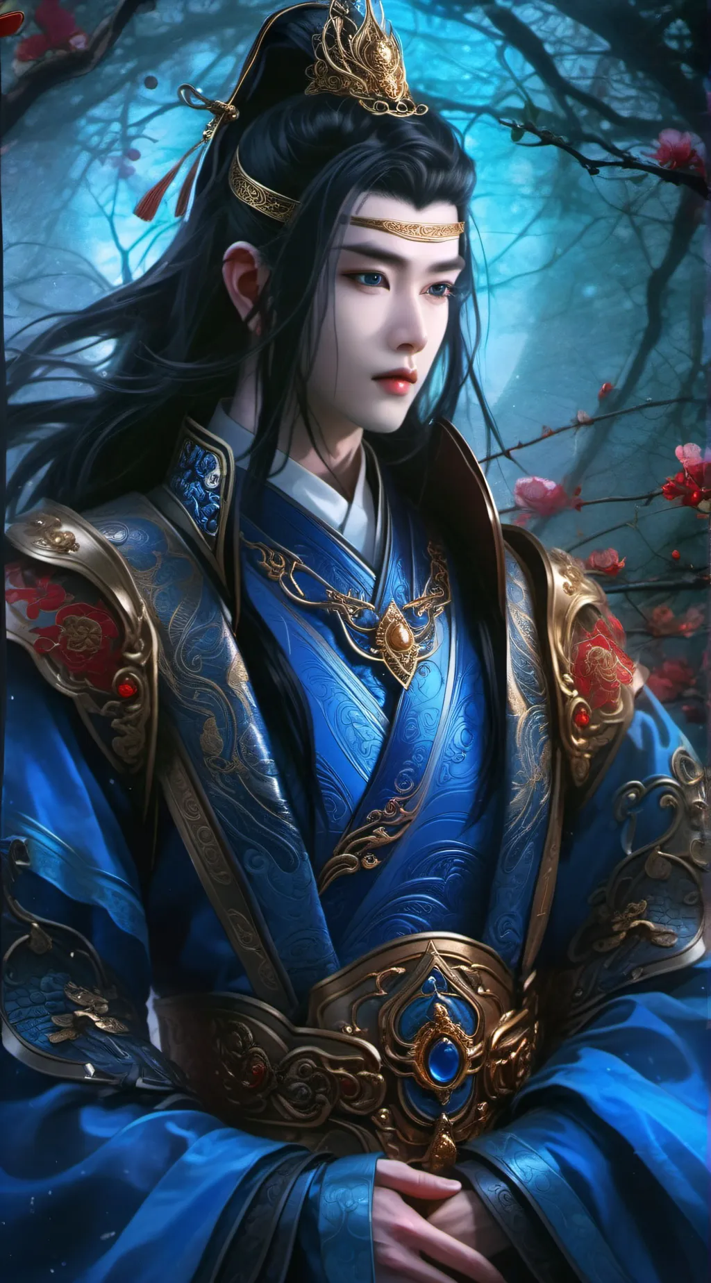 ai character: zhou yi chen background