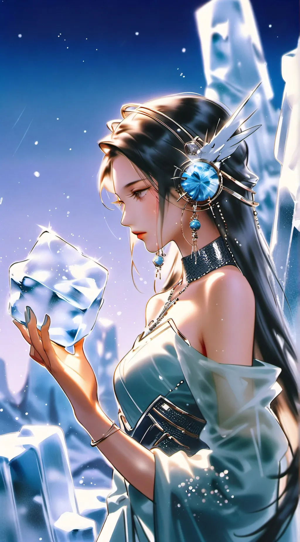 ai character: Kawaii background