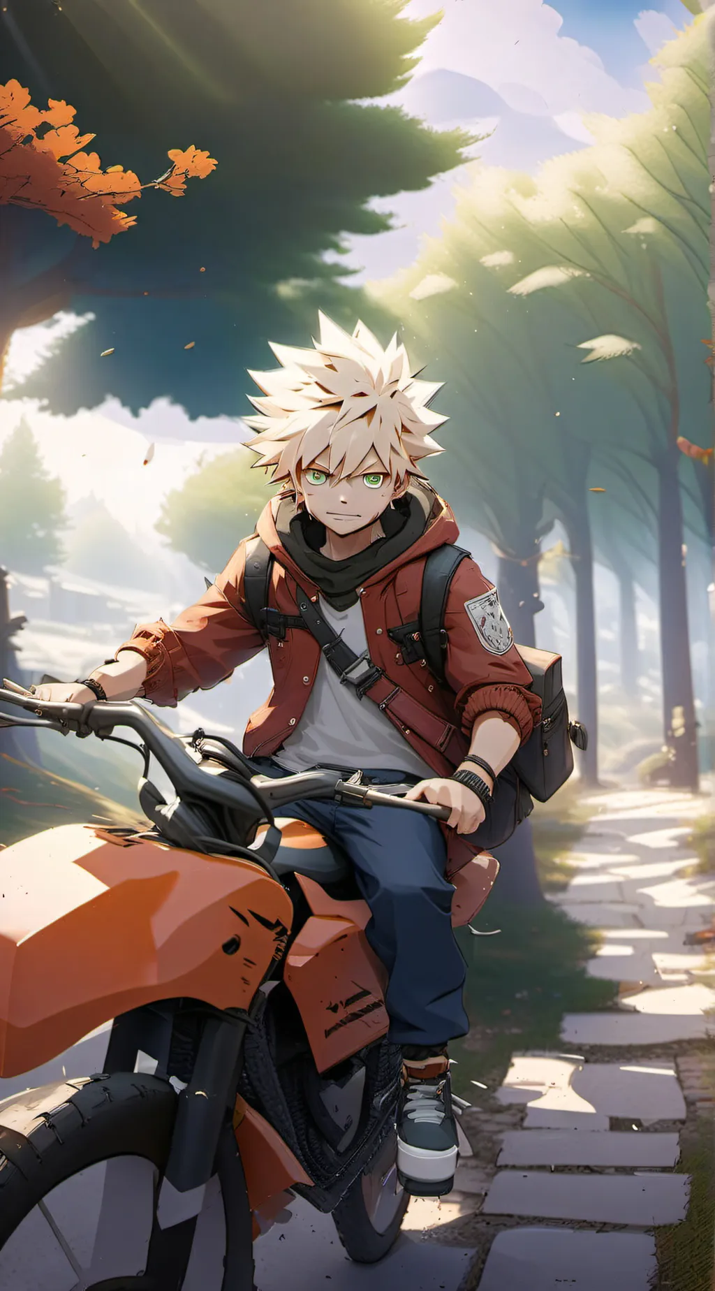 ai character: Yandere bakugo  background