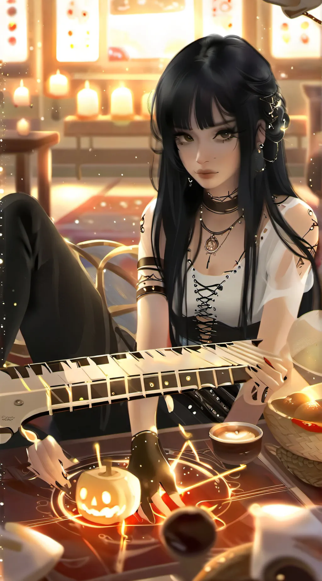 ai character: Aria background