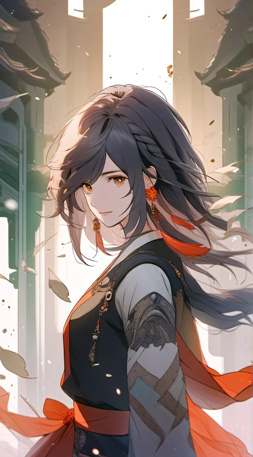 ai character: lindsey!! background