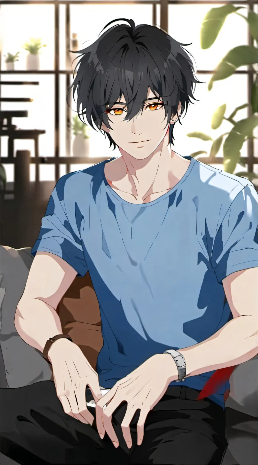 ai character: Adam background